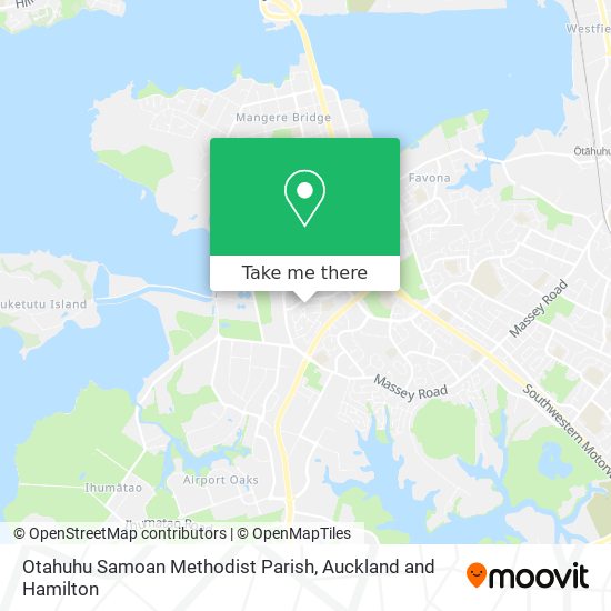 Otahuhu Samoan Methodist Parish map