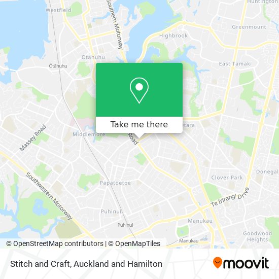 Stitch and Craft map