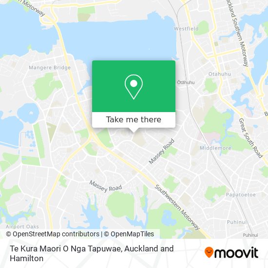 Te Kura Maori O Nga Tapuwae map