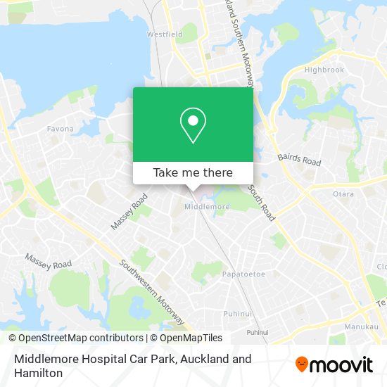 Middlemore Hospital Car Park map