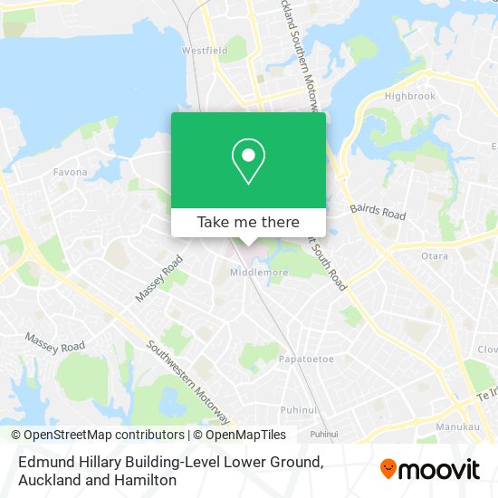 Edmund Hillary Building-Level Lower Ground map