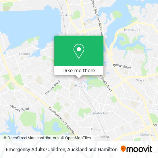 Emergency Adults/Children map
