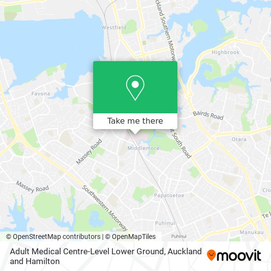 Adult Medical Centre-Level Lower Ground地图