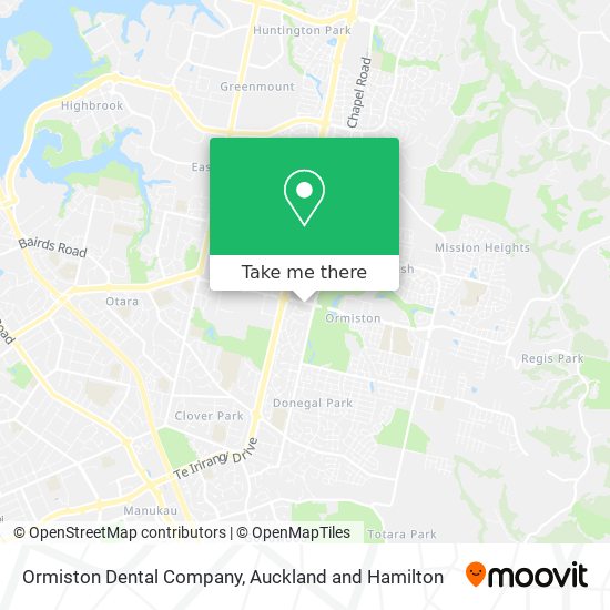 Ormiston Dental Company map