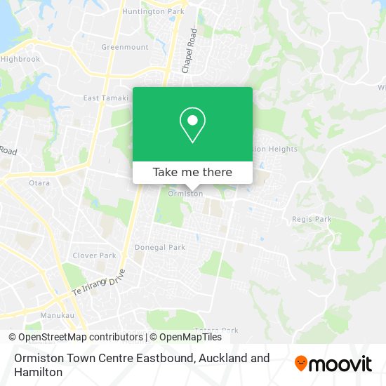 Ormiston Town Centre Eastbound map