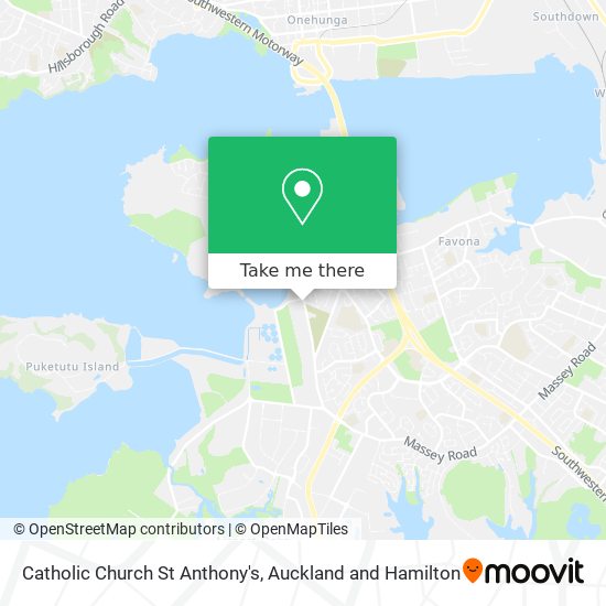 Catholic Church St Anthony's map