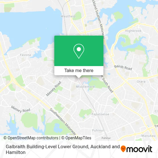 Galbraith Building-Level Lower Ground map