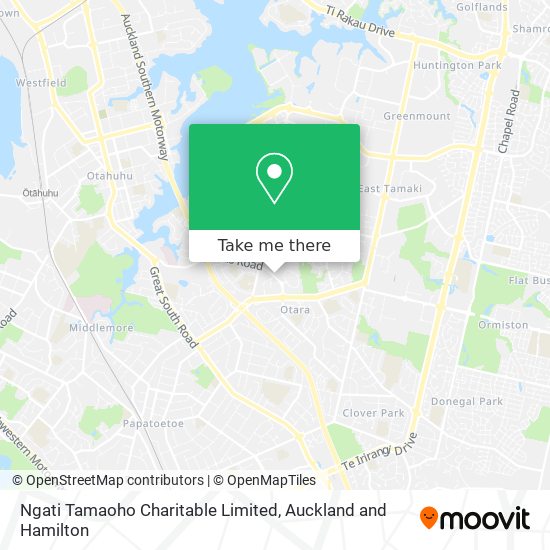 Ngati Tamaoho Charitable Limited map
