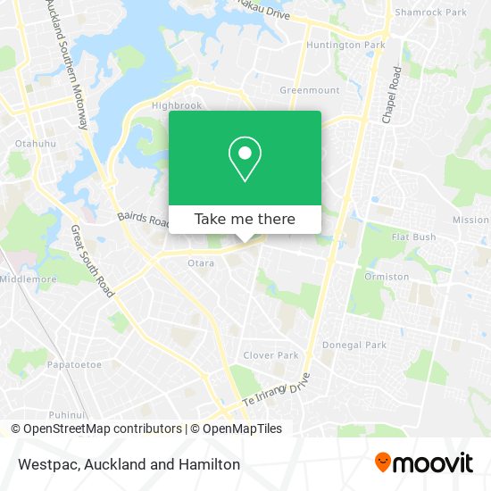 Westpac map