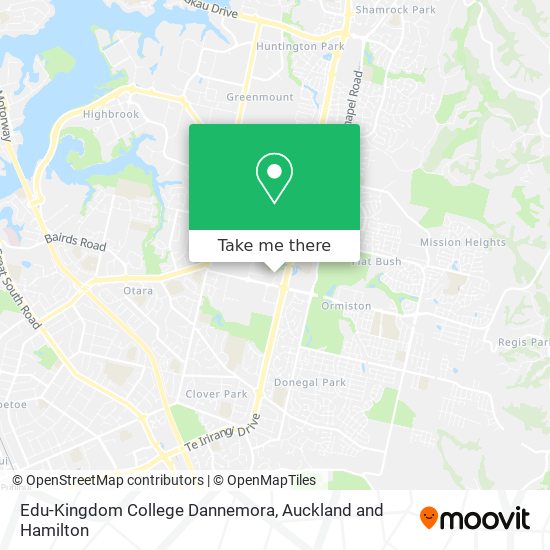 Edu-Kingdom College Dannemora map
