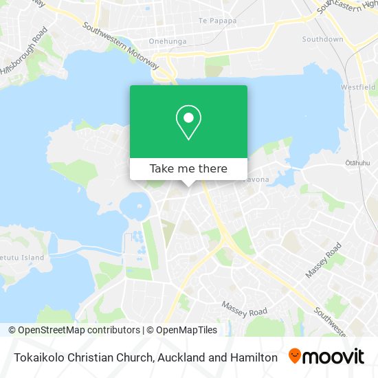 Tokaikolo Christian Church map