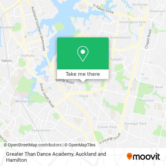 Greater Than Dance Academy map