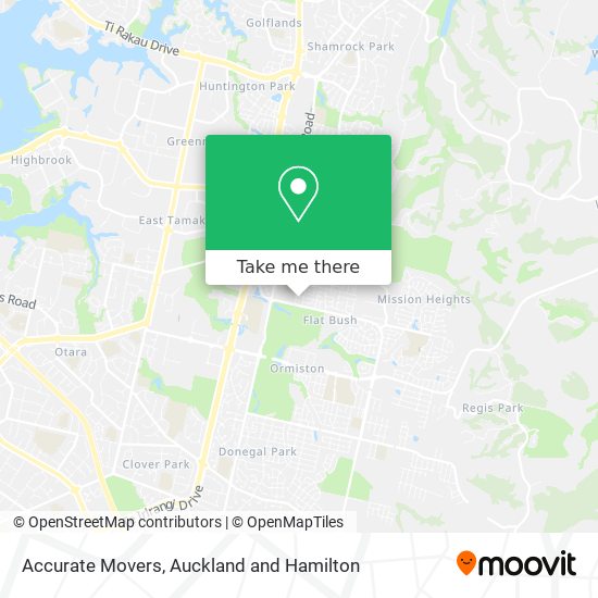 Accurate Movers map