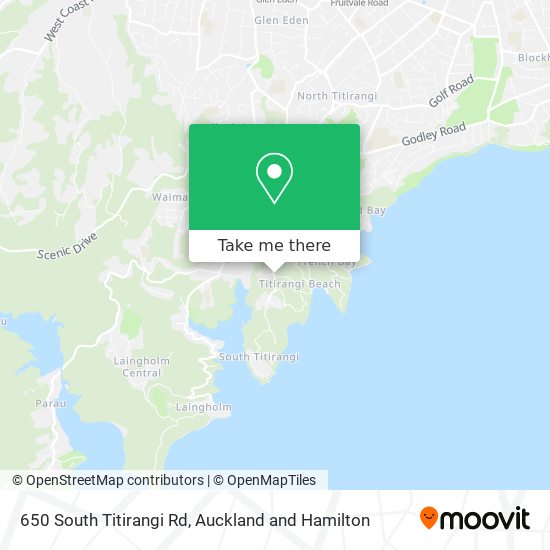 650 South Titirangi Rd地图