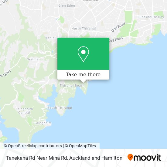 Tanekaha Rd Near Miha Rd map