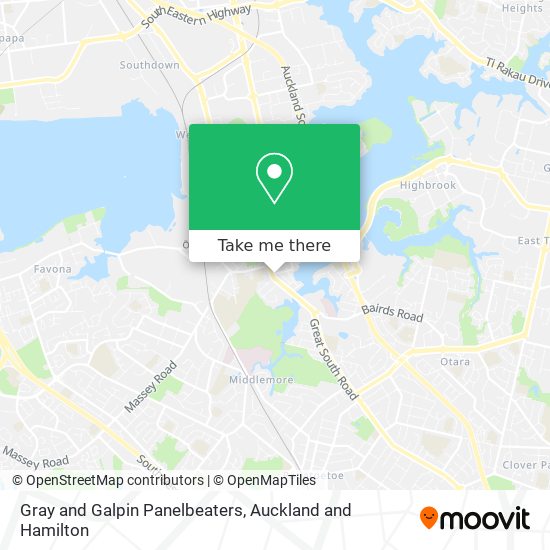 Gray and Galpin Panelbeaters map