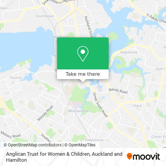 Anglican Trust for Women & Children map