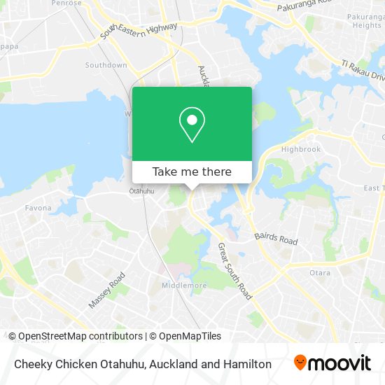 Cheeky Chicken Otahuhu map