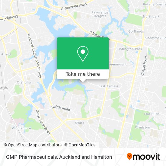 GMP Pharmaceuticals map