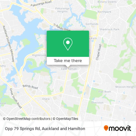 Opp 79 Springs Rd map