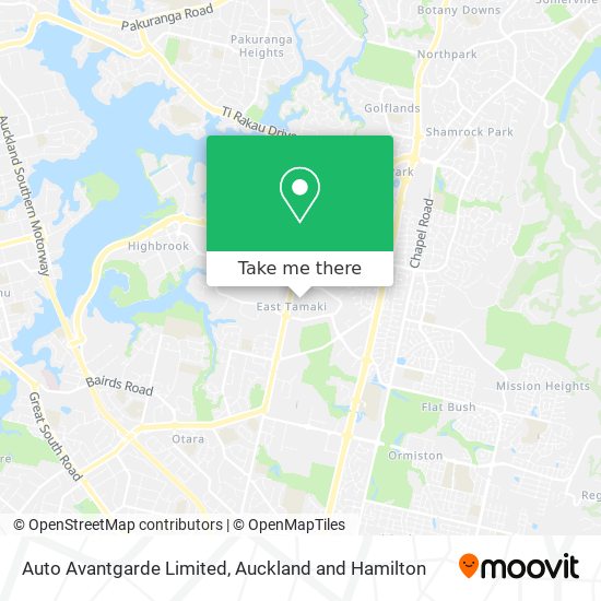 Auto Avantgarde Limited map