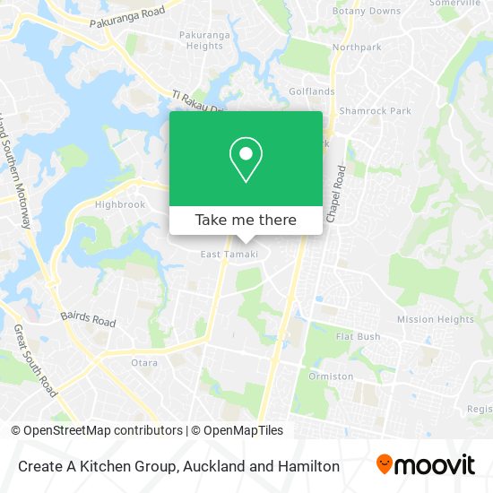 Create A Kitchen Group map