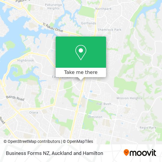 Business Forms NZ map