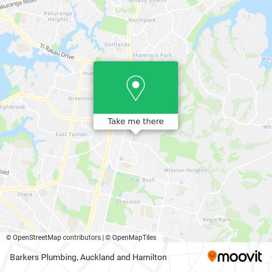 Barkers Plumbing map