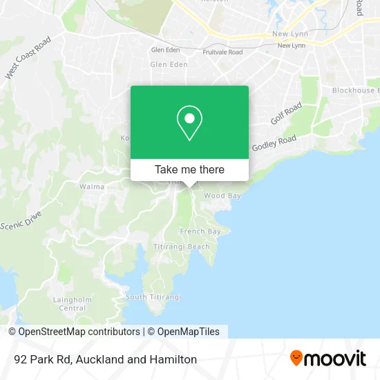 92 Park Rd map