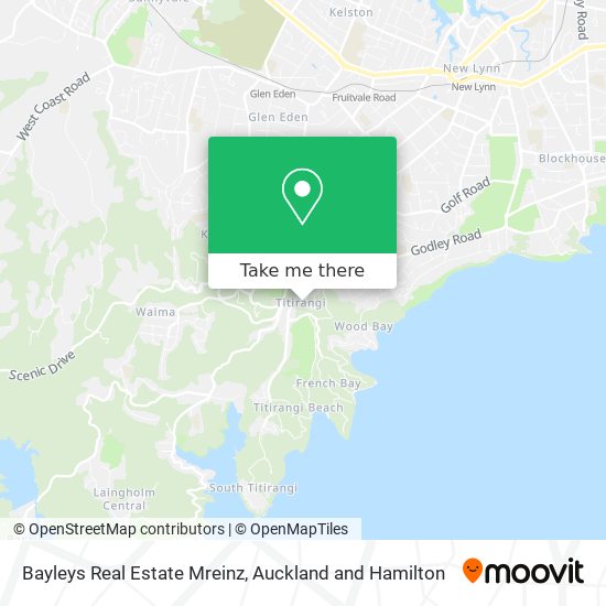 Bayleys Real Estate Mreinz map