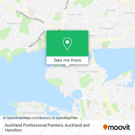 Auckland Professional Painters map