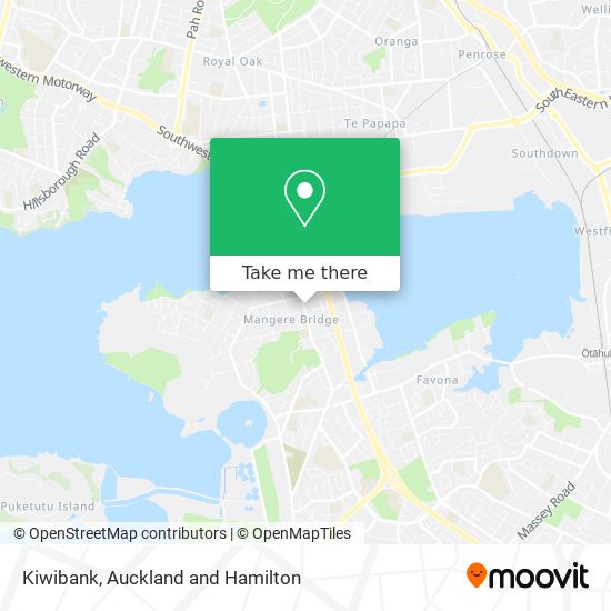 Kiwibank map