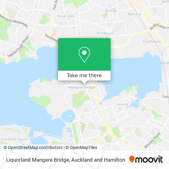 Liquorland Mangere Bridge map