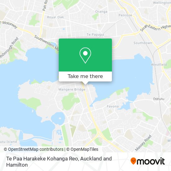 Te Paa Harakeke Kohanga Reo map