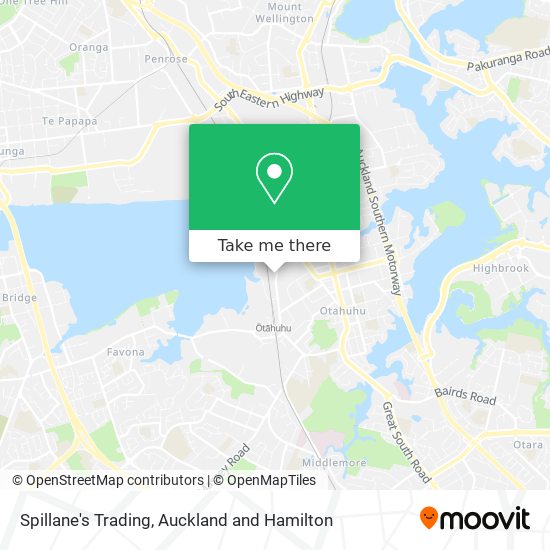 Spillane's Trading map