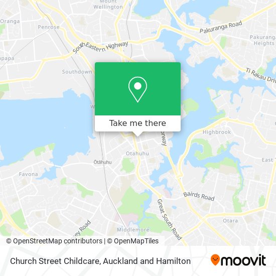 Church Street Childcare map