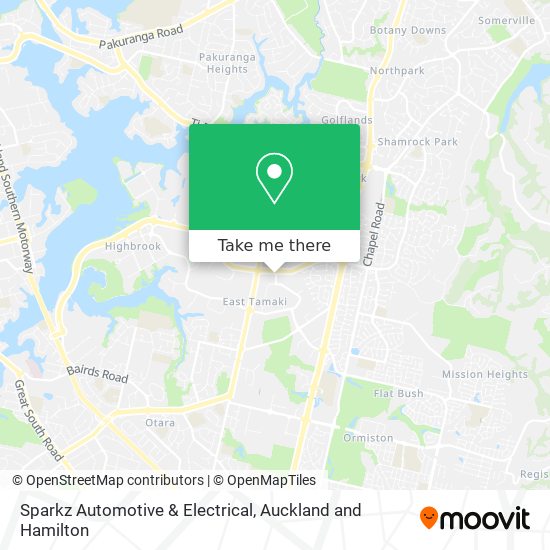 Sparkz Automotive & Electrical map