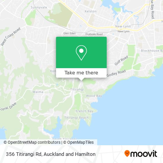 356 Titirangi Rd map