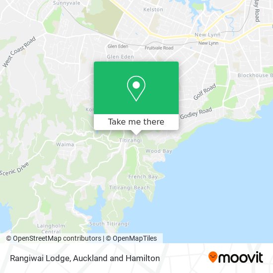 Rangiwai Lodge map