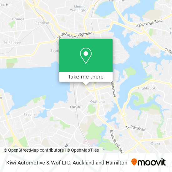 Kiwi Automotive & Wof LTD地图