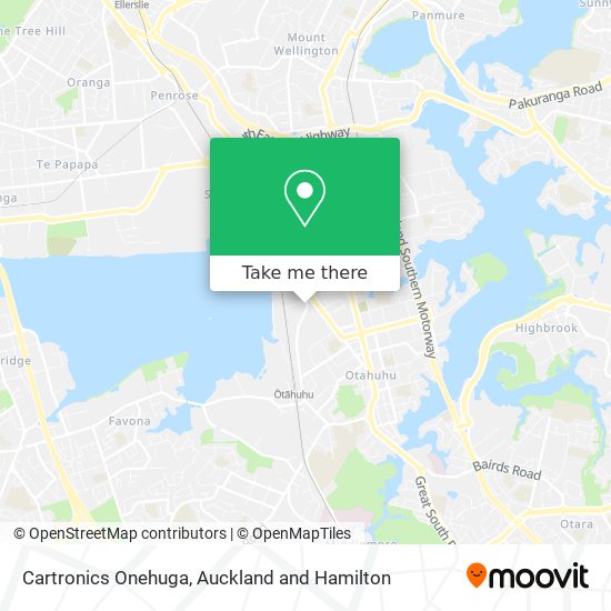 Cartronics Onehuga map