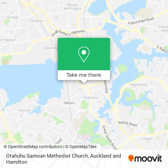 Otahuhu Samoan Methodist Church map