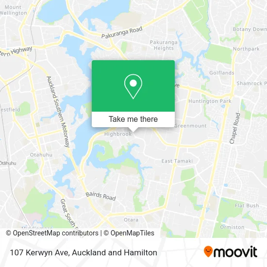 107 Kerwyn Ave map
