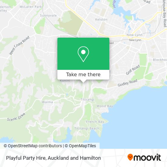 Playful Party Hire map