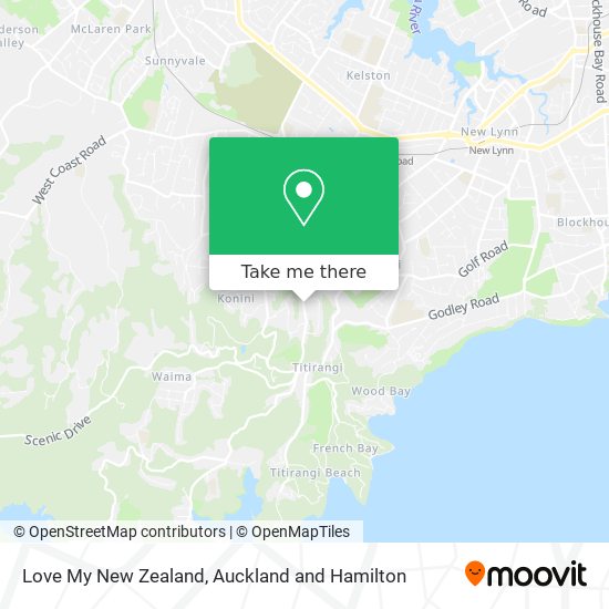 Love My New Zealand地图