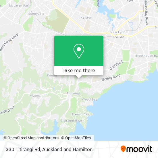 330 Titirangi Rd map