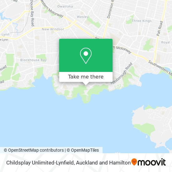 Childsplay Unlimited-Lynfield map
