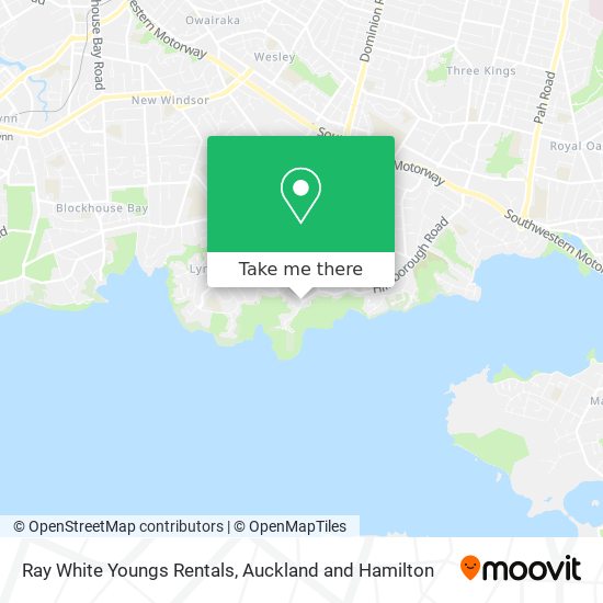 Ray White Youngs Rentals map