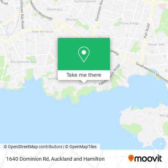 1640 Dominion Rd map