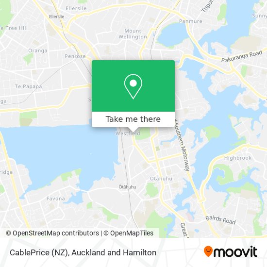 CablePrice (NZ) map